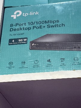 8PORT SWITCH POE, Networking